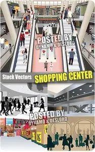 Shopping center - Stock Vectors