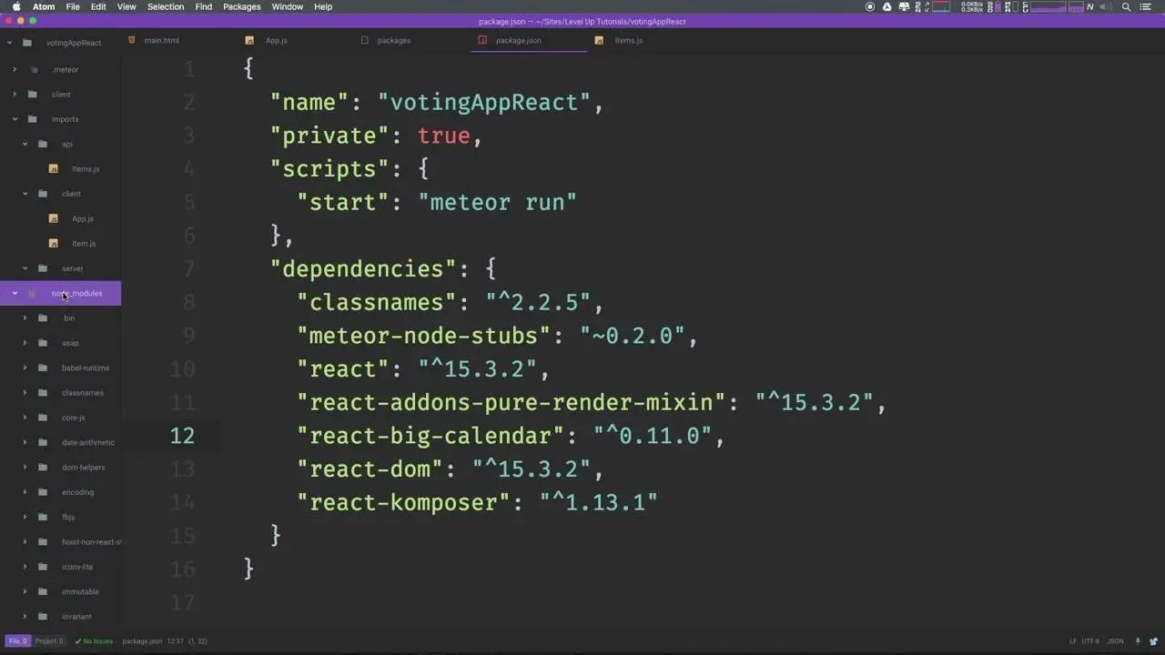 Leveluptuts - Tutorials (Meteor, React + Meteor, Drupal 8, ChartJS, GitLab CE)