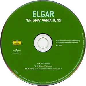 Mischa Maisky, Giuseppe Sinopoli - Edward Elgar: Cello Concerto, 'Enigma' Variations, 'Pomp and Circumstance' (2012)