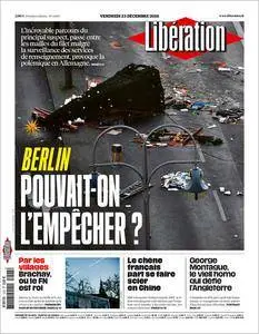 Libération du Vendredi 23 Décembre 2016