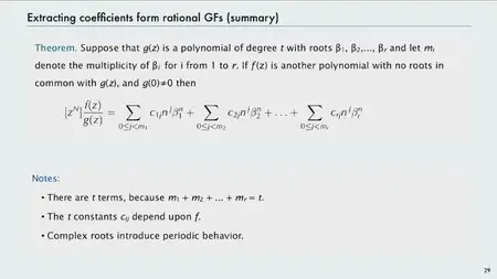 Princeton University: Coursera - Analytic Combinatorics, Part II (2013)