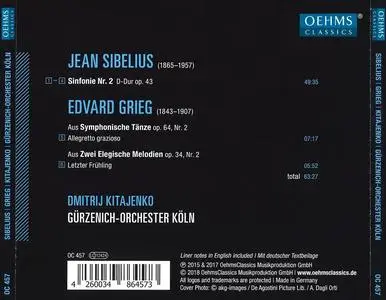 Dimitrij Kitajenko, Gürzenich-Orchesters Köln - Jean Sibelius: Symphony No. 2 (2018)