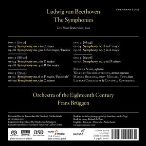 Frans Brüggen, Orchestra of the Eighteenth Century - Beethoven: The Symphonies [5CDs] (2012)