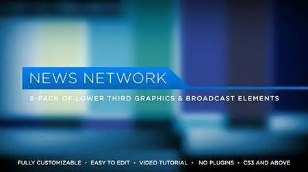 News Network Lower Thirds - Project for After Effects (VideoHive)