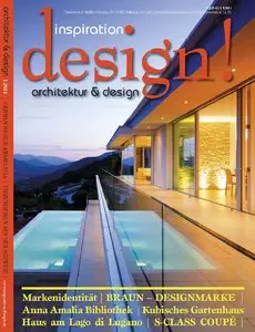 inspirationDESIGN! - Architektur & Design Magazin 01/2014
