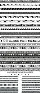 Vectors - Seamless Greek Borders 4