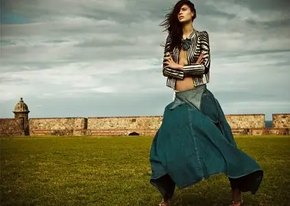 Anastasia Khodkina (Анастасия Ходкина) by Thanasis Krikis for Madame Germany June 2012