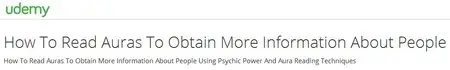 How To Read Auras To Obtain More Information About People