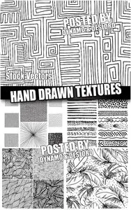 Hand drawn textures - Stock Vectors