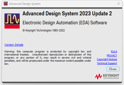 PathWave Advanced Design System (ADS) 2023 Update 2