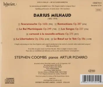 Stephen Coombs, Artur Pizarro - Milhaud: Music For Two Pianos (1998) (Repost)