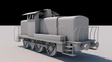 Modeling mit Cinema 4D: V60 Diesellokomotive – Grundform