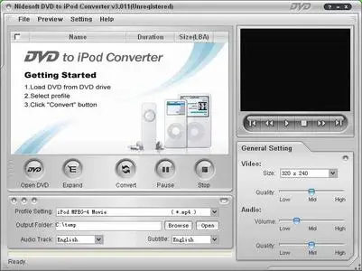Nidesoft DVD to iPod Converter v3.1.06