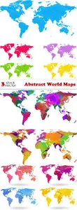 Vectors - Abstract World Maps