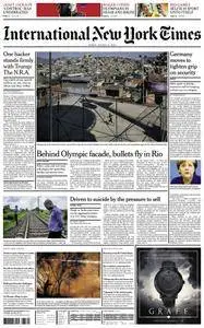 International New York Times - 12 August 2016