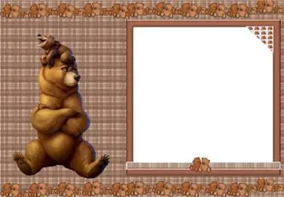 Bears Frame for Photoshop