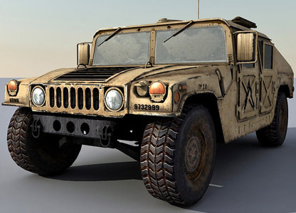 3D model Hummer H1