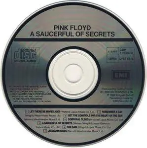 Pink Floyd - A Saucerful Of Secrets (1968) [1988, Toshiba-EMI CP32-5272, Japan] Re-up