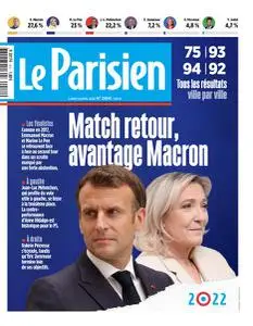 Le Parisien du Lundi 11 Avril 2022