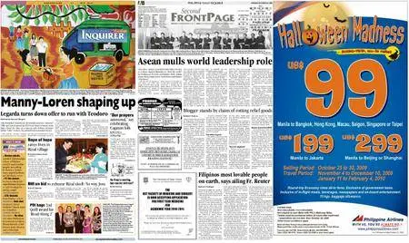 Philippine Daily Inquirer – October 25, 2009