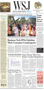 The Wall Street Journal – 20 April 2019