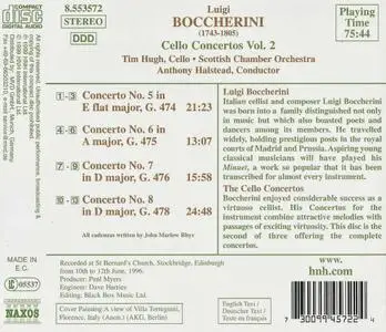 Tim Hugh - Boccherini: Cello Concertos, Vol. 2 (1999)