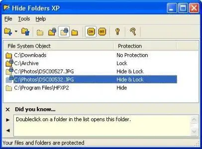Hide Folders XP 2.9.1.391