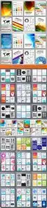 Brochure or flyer book cover mockup vector 2