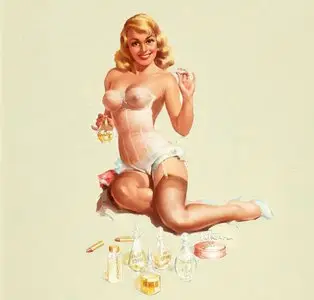 Pin-up art by Ted Withers