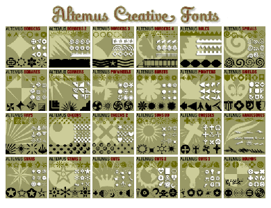 Altemus Creative Fonts