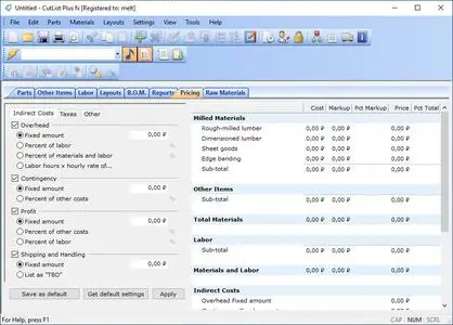 CutList Plus fx 18.0.3 Platinum Edition