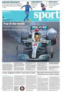 The Guardian Sports supplement  30 October 2017