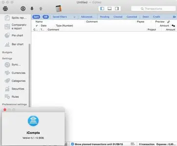 iCompta 5.1.15 Mac OS X