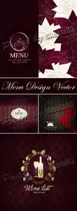 Elegant Menu Design Vector