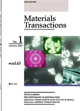 Materials Transactions Journal, Vol. 50, No.1, January 2009