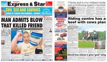 Express and Star Sandwell Edition – July 30, 2019