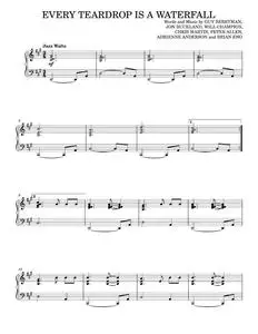 Every teardrop is a waterfall - Coldplay (Piano Solo)