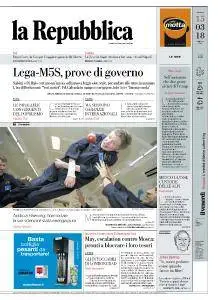 la Repubblica - 15 Marzo 2018