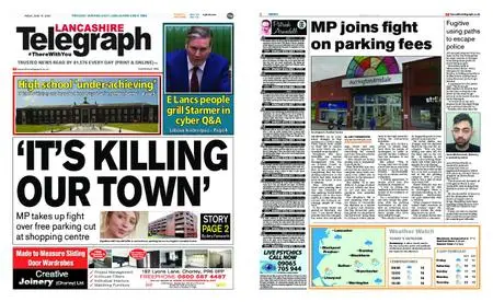 Lancashire Telegraph (Blackburn, Darwen, Hyndburn, Ribble Valley) – June 19, 2020