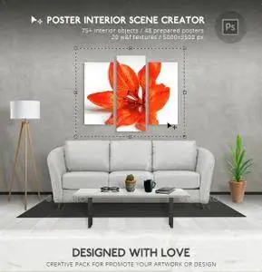 GraphicRiver - Poster Interior Scene Creator