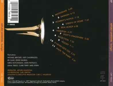 Arturo Sandoval - Swingin' (1996) {GRP 98462}