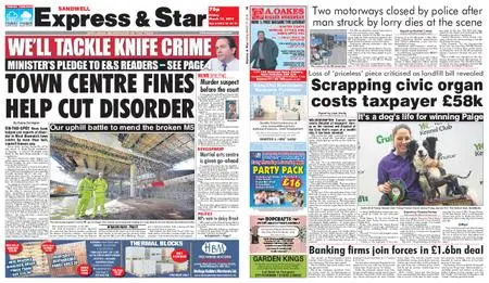 Express and Star Sandwell Edition – March 15, 2019