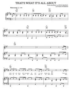 That's What It's All About - Brooks & Dunn, John Waite (Piano-Vocal-Guitar)