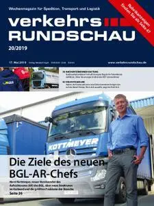 VerkehrsRundschau - 14. Mai 2019