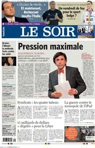 LE SOIR 02 SEPTEMBRE 2011