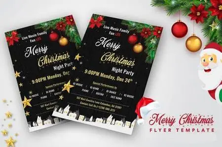 Christmas Night Party Flyer - 01