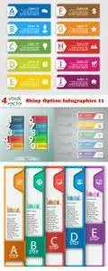 Vectors - Shiny Option Infographics 11