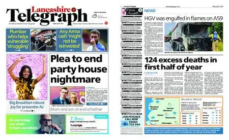 Lancashire Telegraph (Burnley, Pendle, Rossendale) – July 30, 2021