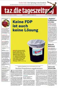 Tageszeitung TAZ vom 16 September 2014