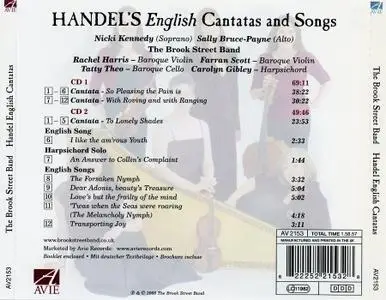 Nicki Kennedy, Sally Bruce-Payne, The Brook Street Band - Handel's English Cantatas (2008)